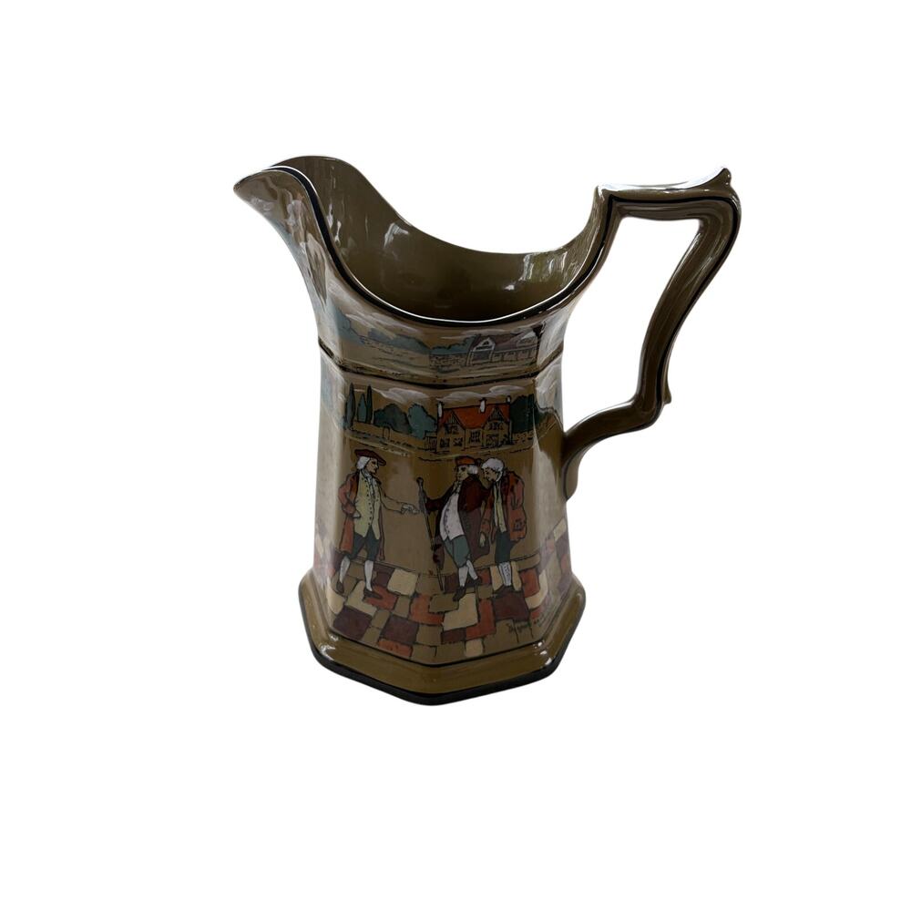 BUFFALO POTTERY DELDARE TO SPARE AN OLD BROKEN SOLDIER 7” PITCHER